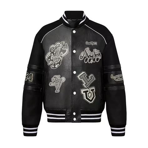 slp leather jacket replica|Isaac Men's Black Leather Varsity Jacket .